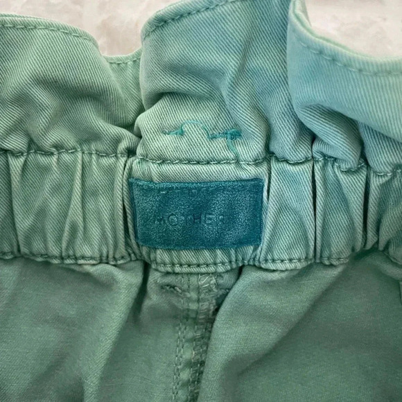 Mother The yo-yo ruffle greaser ankle in deep sea wash - Picture 10 of 14